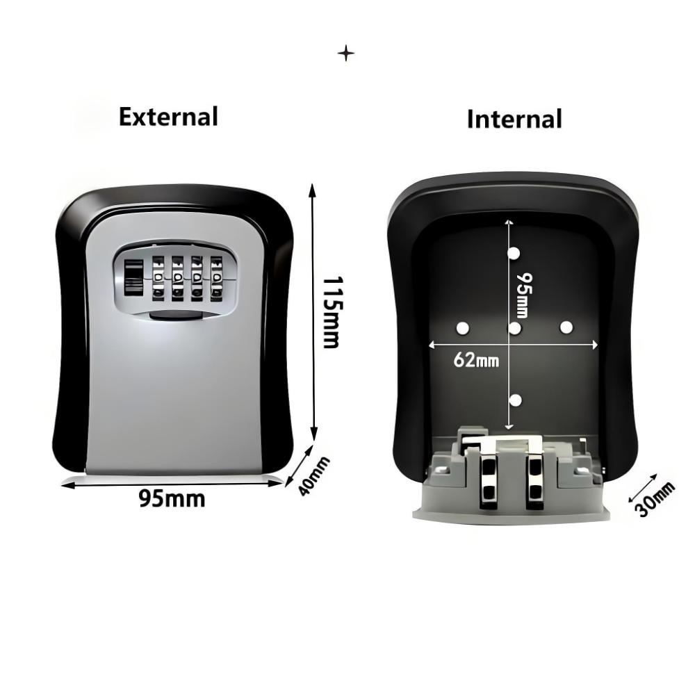 Wall Mount Key Lock Box 4 Digi - огляд і ціна Lockbox Key Secure