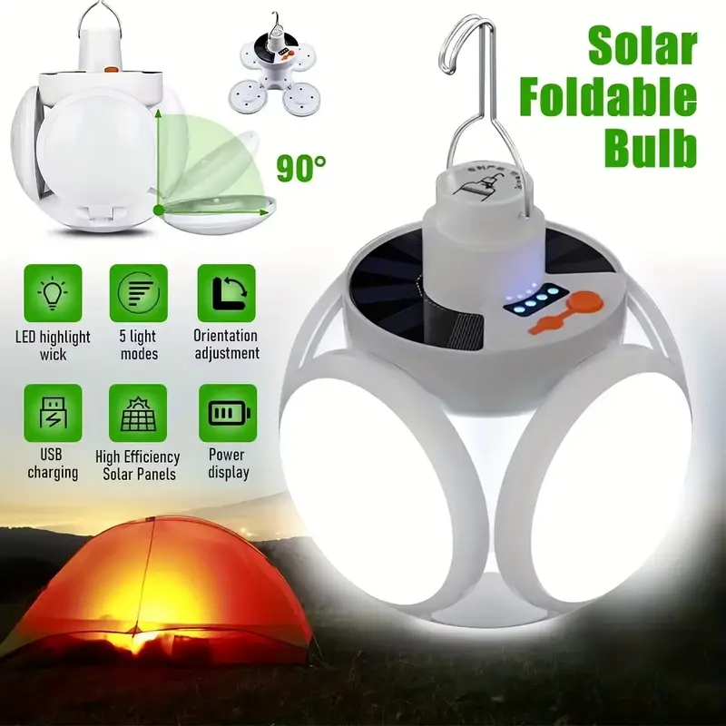 1 Solar Folding Light with USB - огляд і ціна Power Outage Light