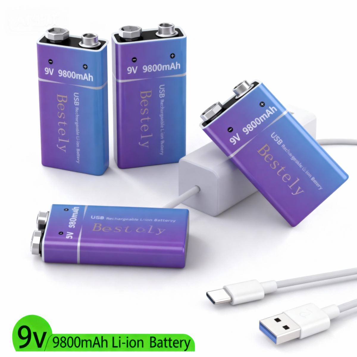 New 9V Rechargeable Li-ion Bat - огляд і ціна Smoke Detector Interconnected